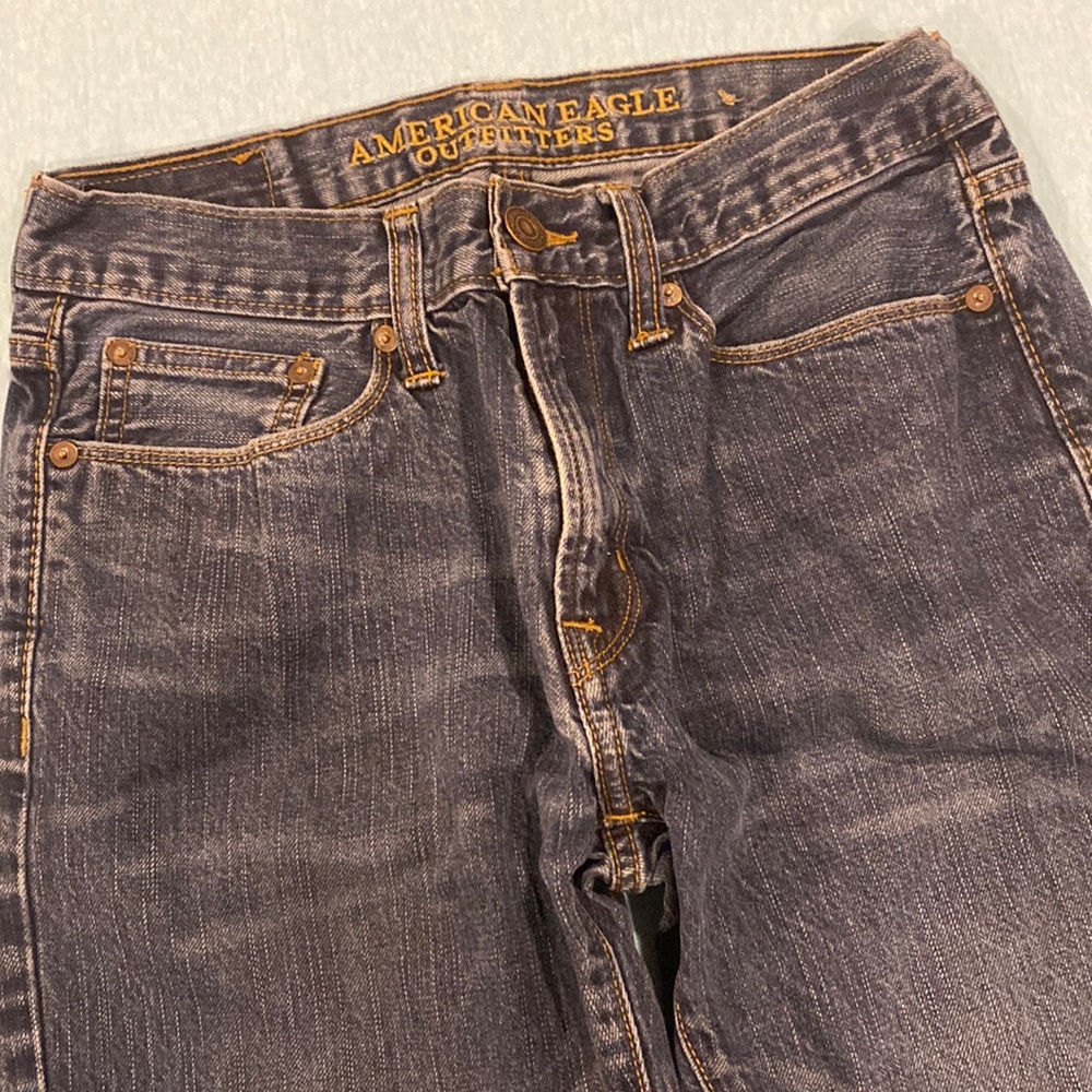 Mens America Eagle Slim Straight 29/30 Blue Jeans